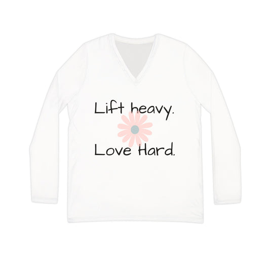 Women's Long Sleeve V-neck Shirt (AOP)