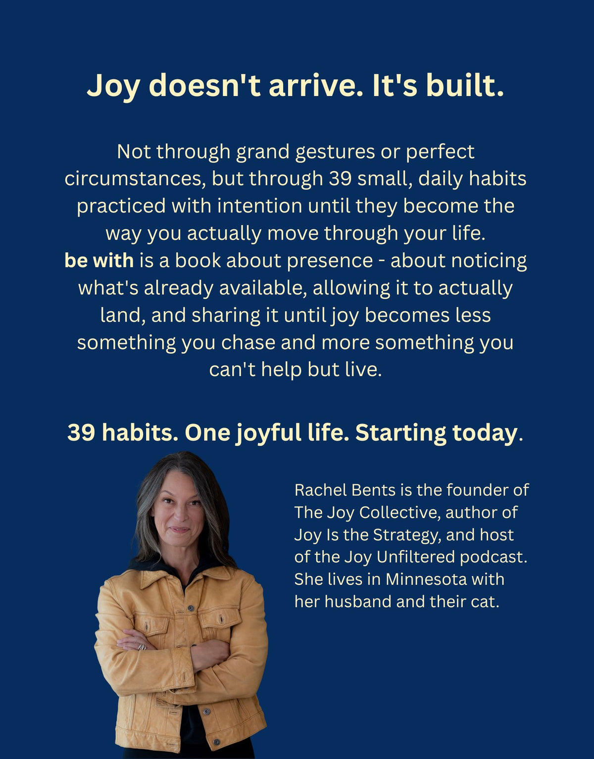 be with: 39 Habits for a Joy-Filled Life - Signed Copy