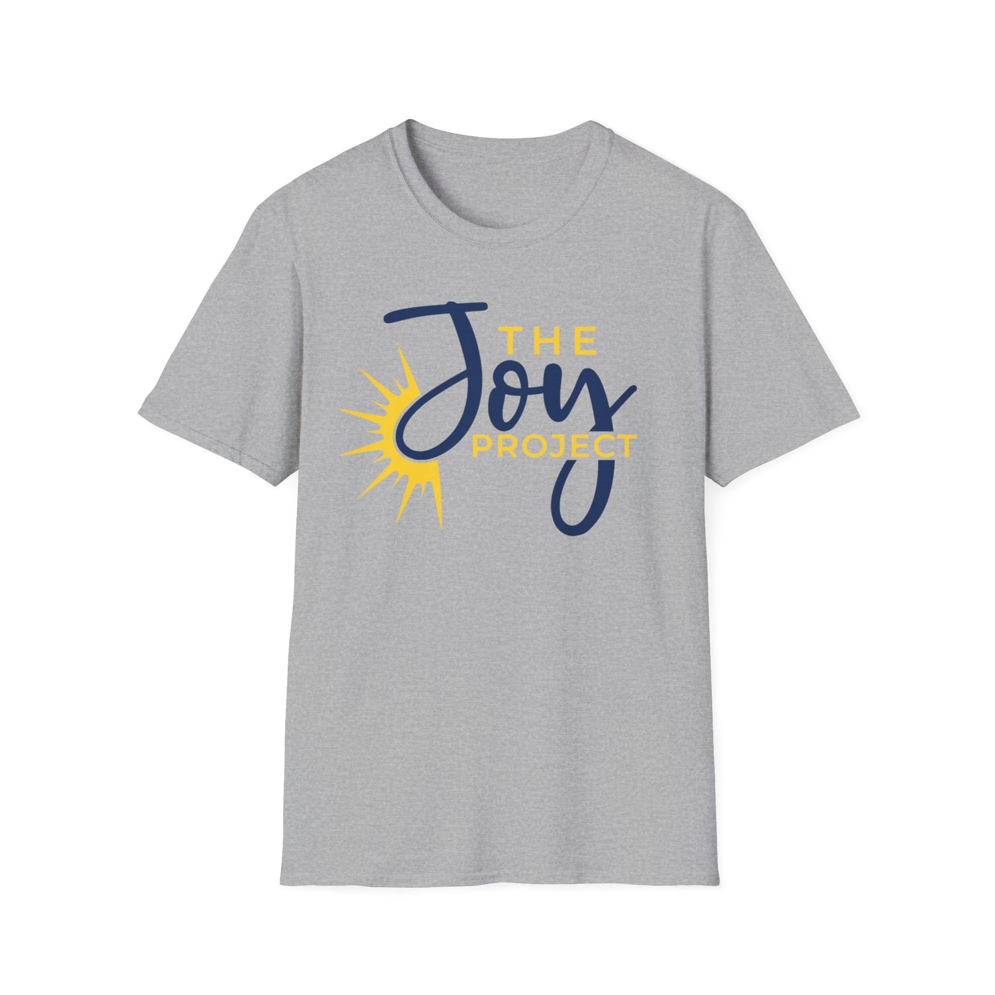 The Joy Project T-Shirt — Inspirational Sun Logo Tee
