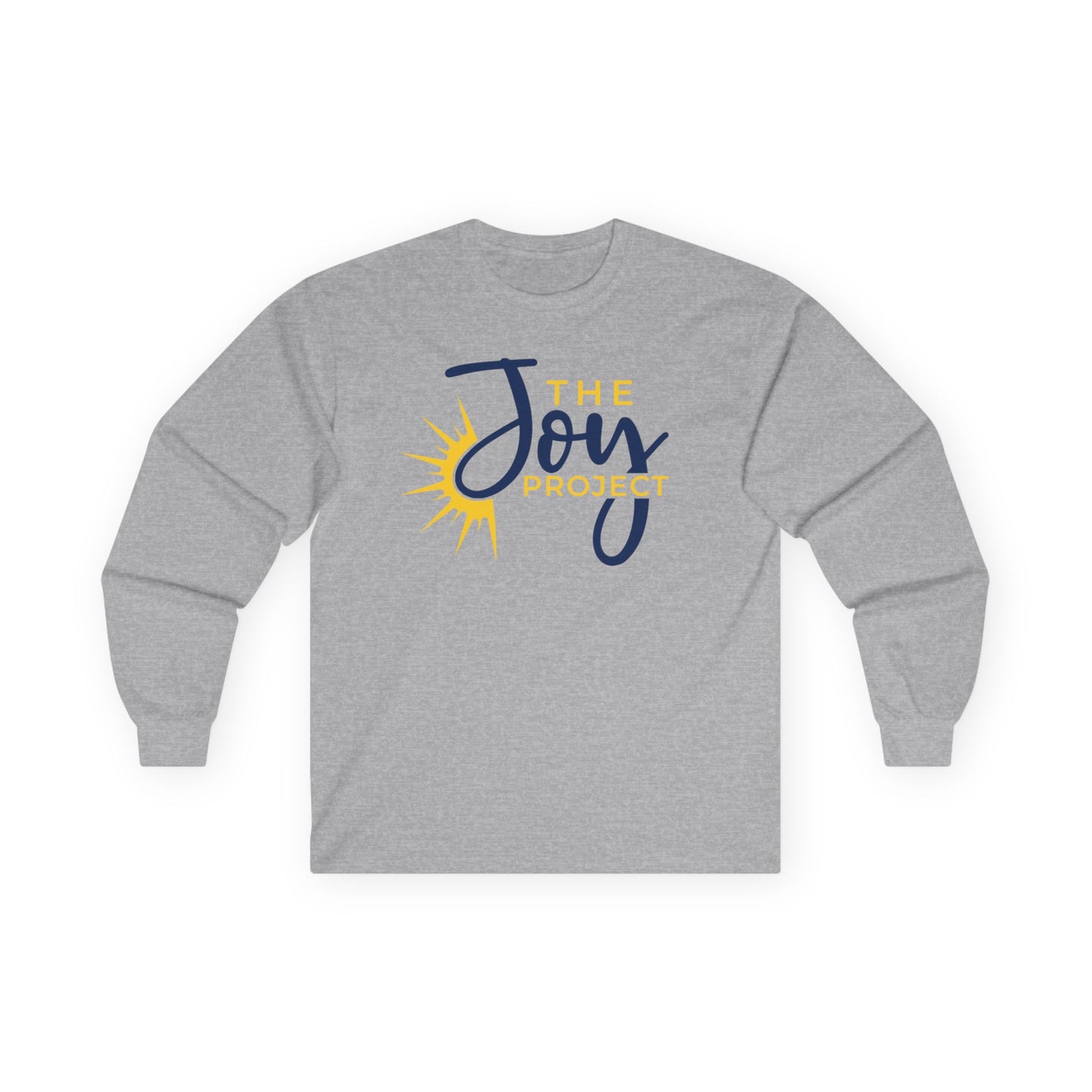 Long Sleeve Tee — "The Joy Project" Sun Graphic