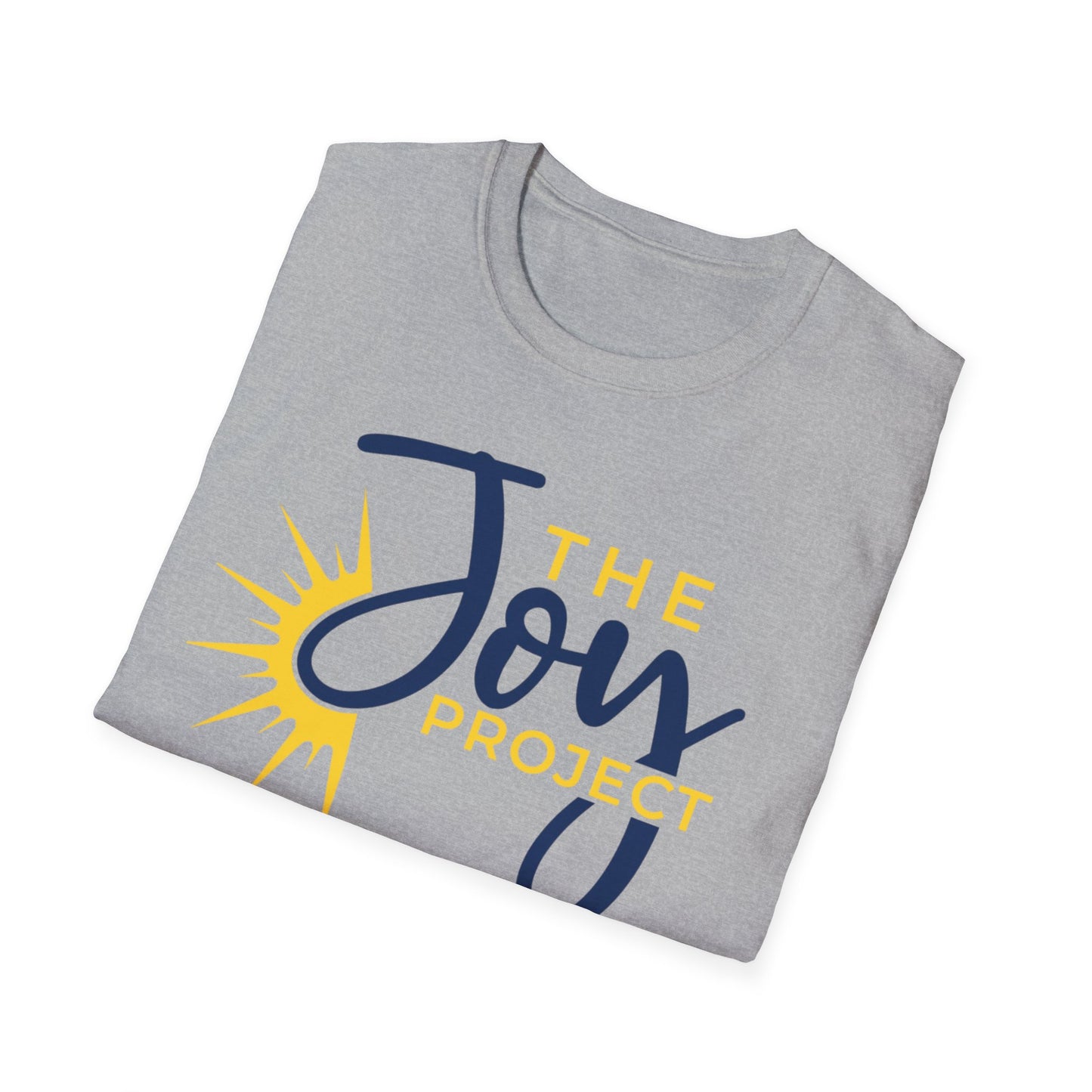 The Joy Project T-Shirt — Inspirational Sun Logo Tee