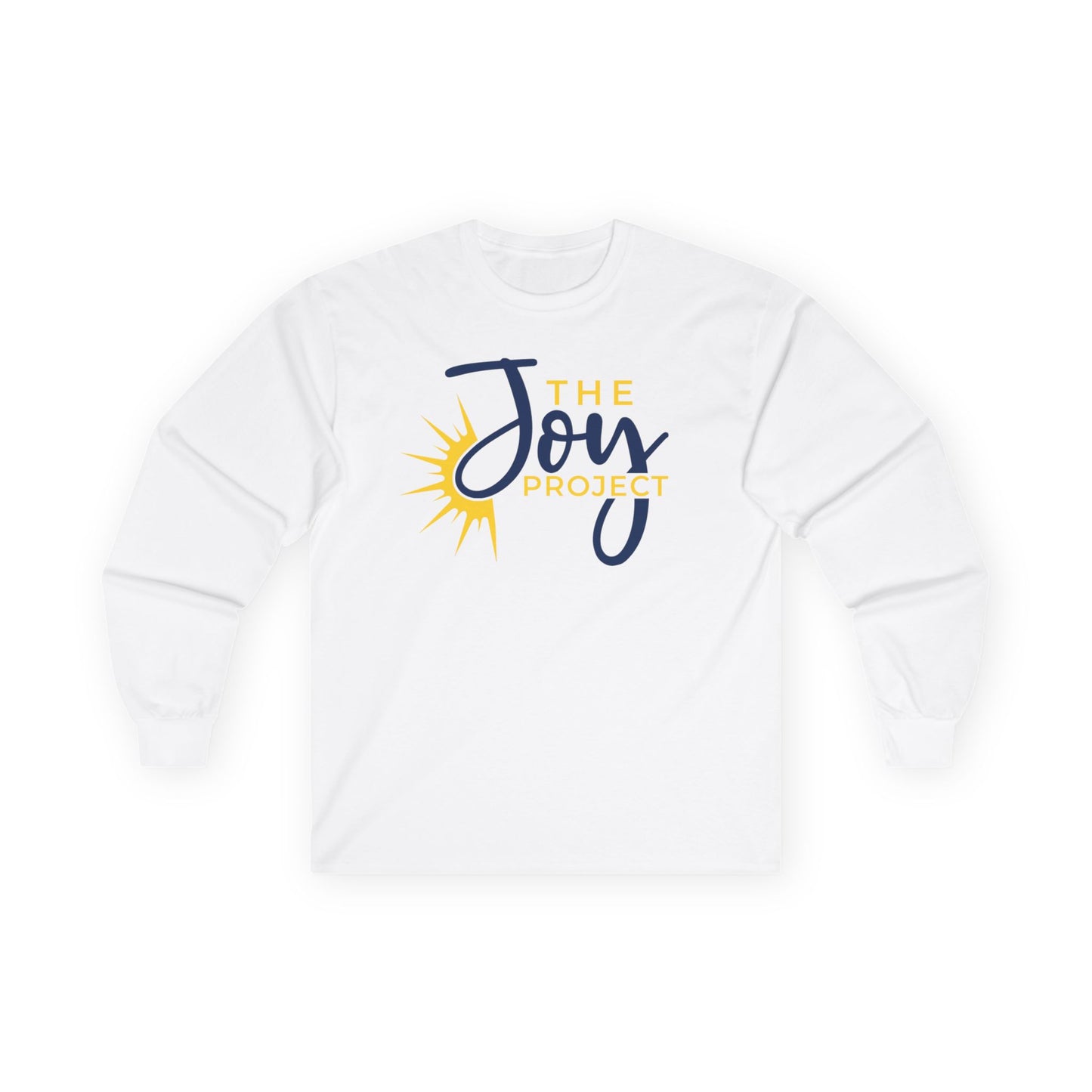 Long Sleeve Tee — "The Joy Project" Sun Graphic