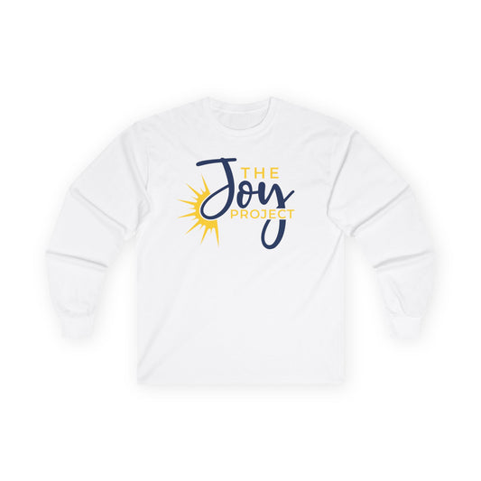 Long Sleeve Tee — "The Joy Project" Sun Graphic