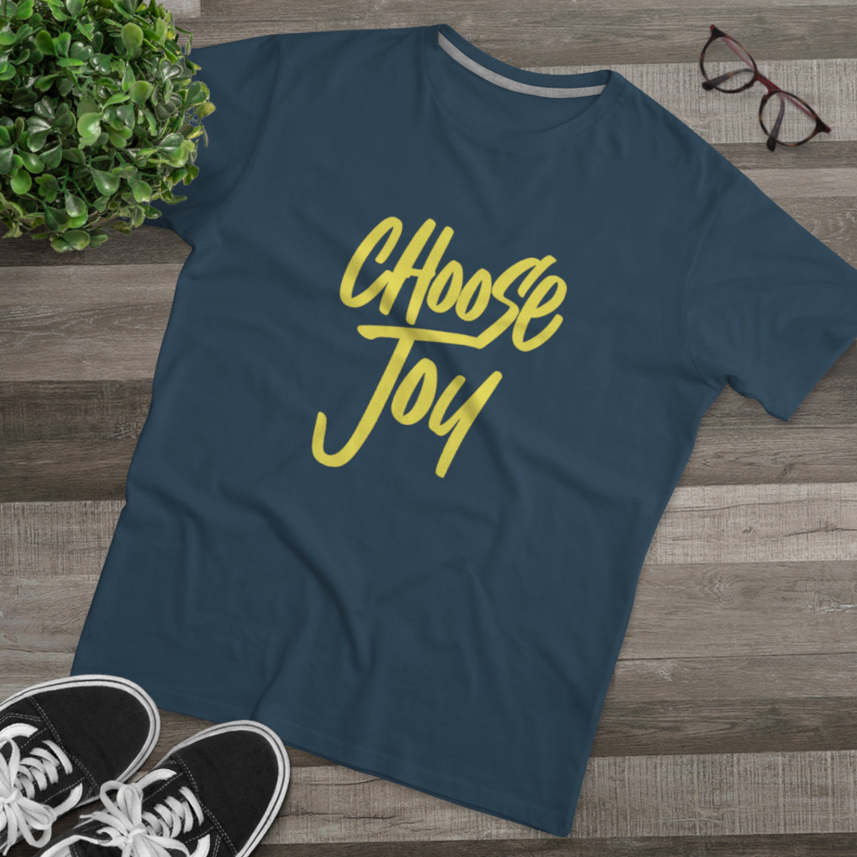 Choose Joy T-Shirt — Men's Motivational Graphic Tee